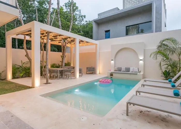 Casa de férias Luxury 4br Aldea Zama Dream Pool & Bright Tulum