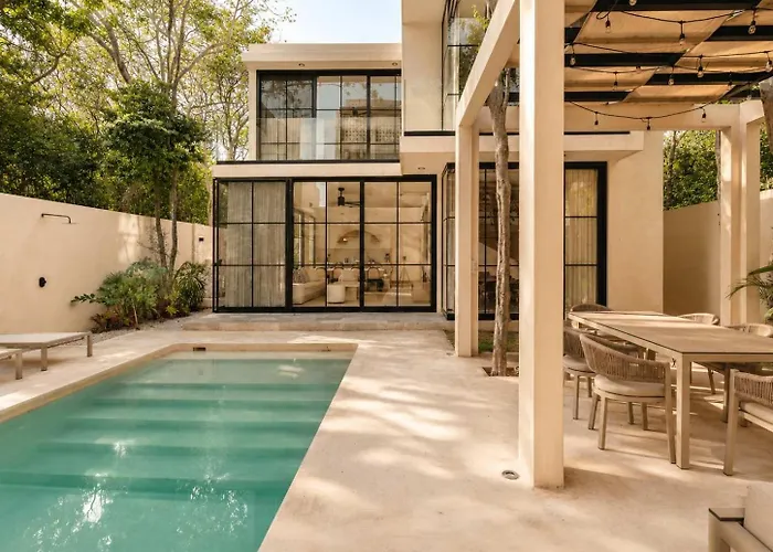 Casa de férias Luxury 4br Aldea Zama Dream Pool & Bright
