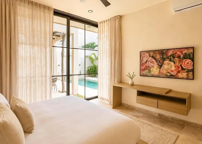 Luxury 4br Aldea Zama Dream Pool & Bright Casa de férias